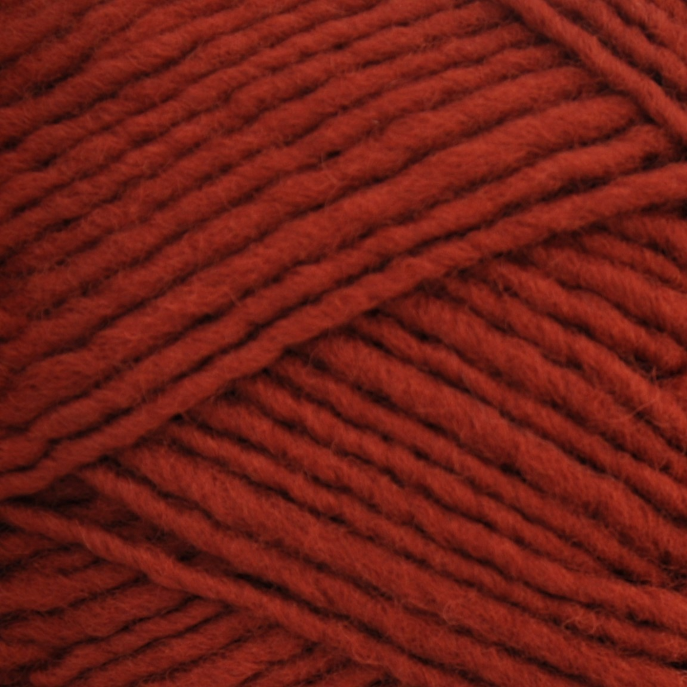 Brown Sheep Lanaloft Bulky wool yarn skein, Paprika red-orange hue — 160 yds at Revolution Fibers