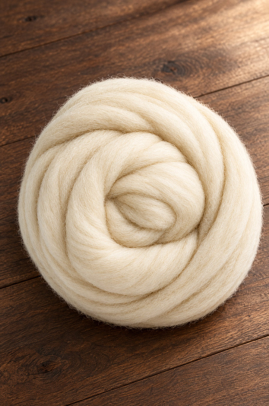 Undyed Wool Roving Tops