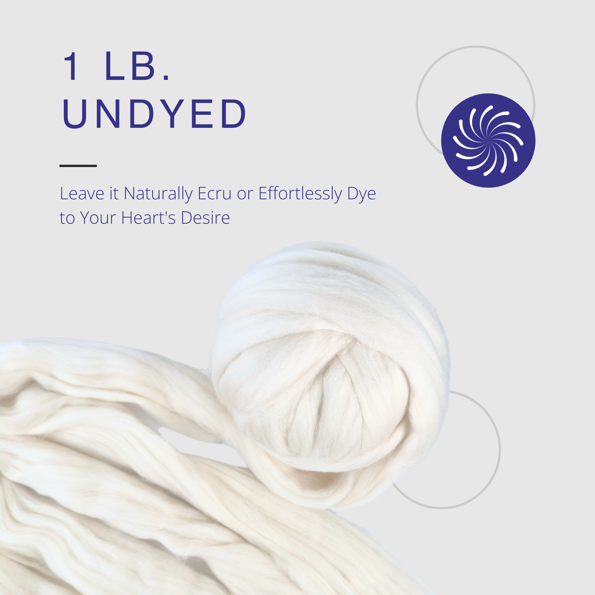 1lb Undyed Merino Banner Natural