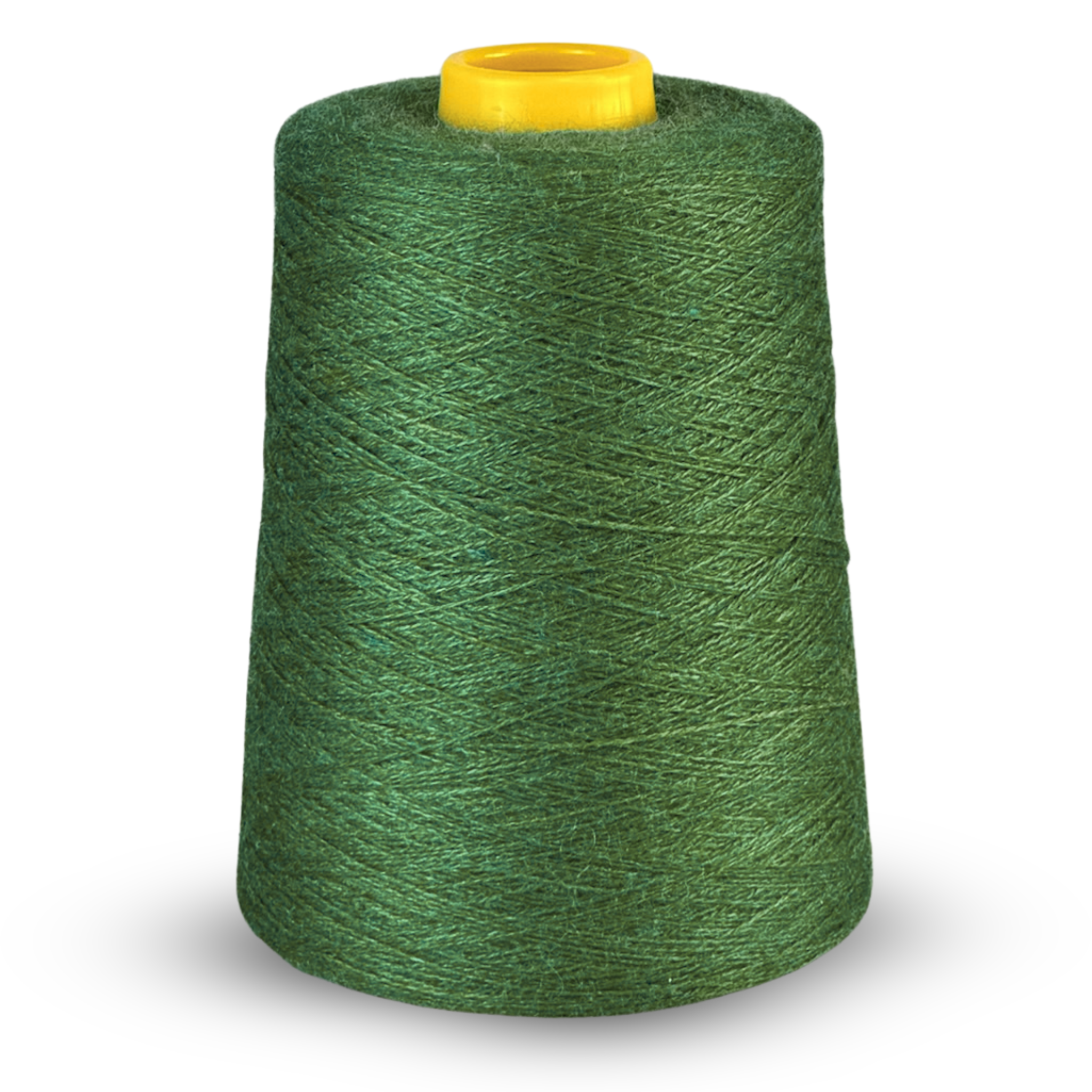 Zephira 2/18 wool-silk lace cone in Emerald; saturated green with silky glow, 1 lb (~5,040 yd).