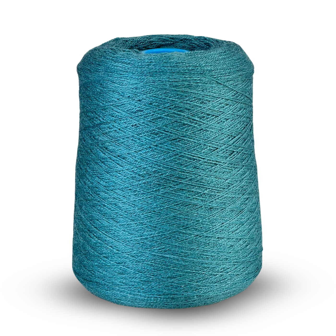 Zephira 2/18 wool-silk lace cone in Juniper; deep teal blue-green, quiet sheen, 1 lb (~5,040 yd).