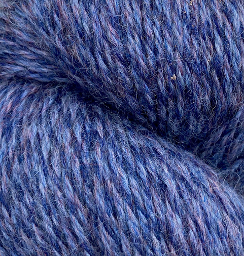 Jagger Ragg 3-Ply Wool Yarn _ Sport Weight _ 1 lb Cone Blue Bell