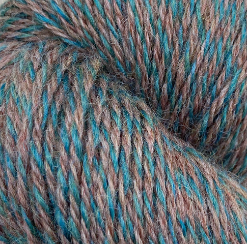 Jagger Ragg 3-Ply Wool Yarn _ Sport Weight _ 1 lb Cone Dusty Teal