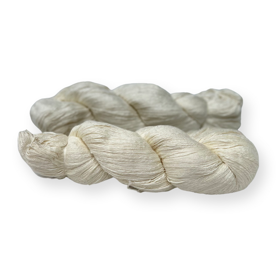 Eri Silk Yarn | Natural Undyed Silk | Lace Weight 20/2 NM