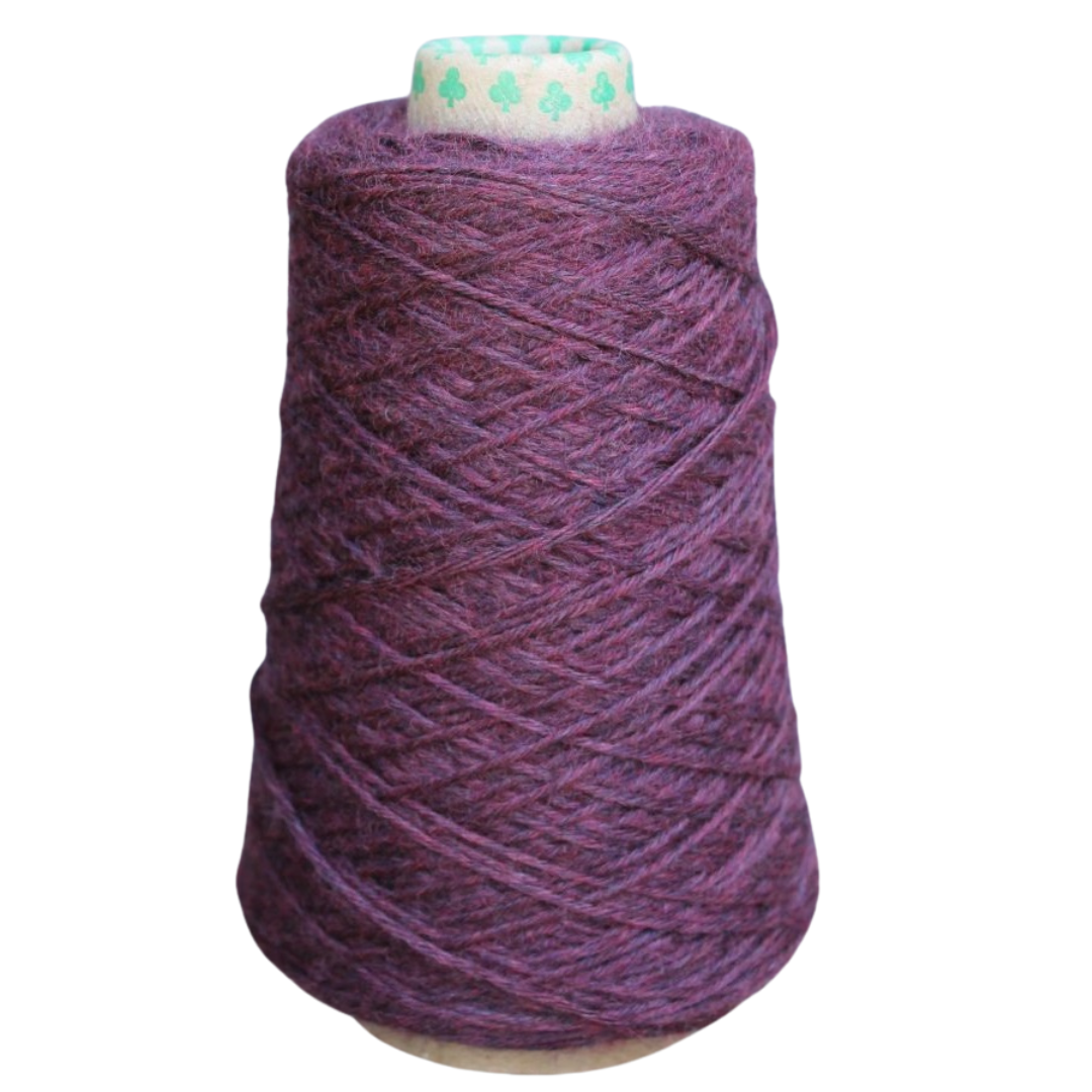 Jagger Spun Wool Bamboo 5/8 Heathers Merlot