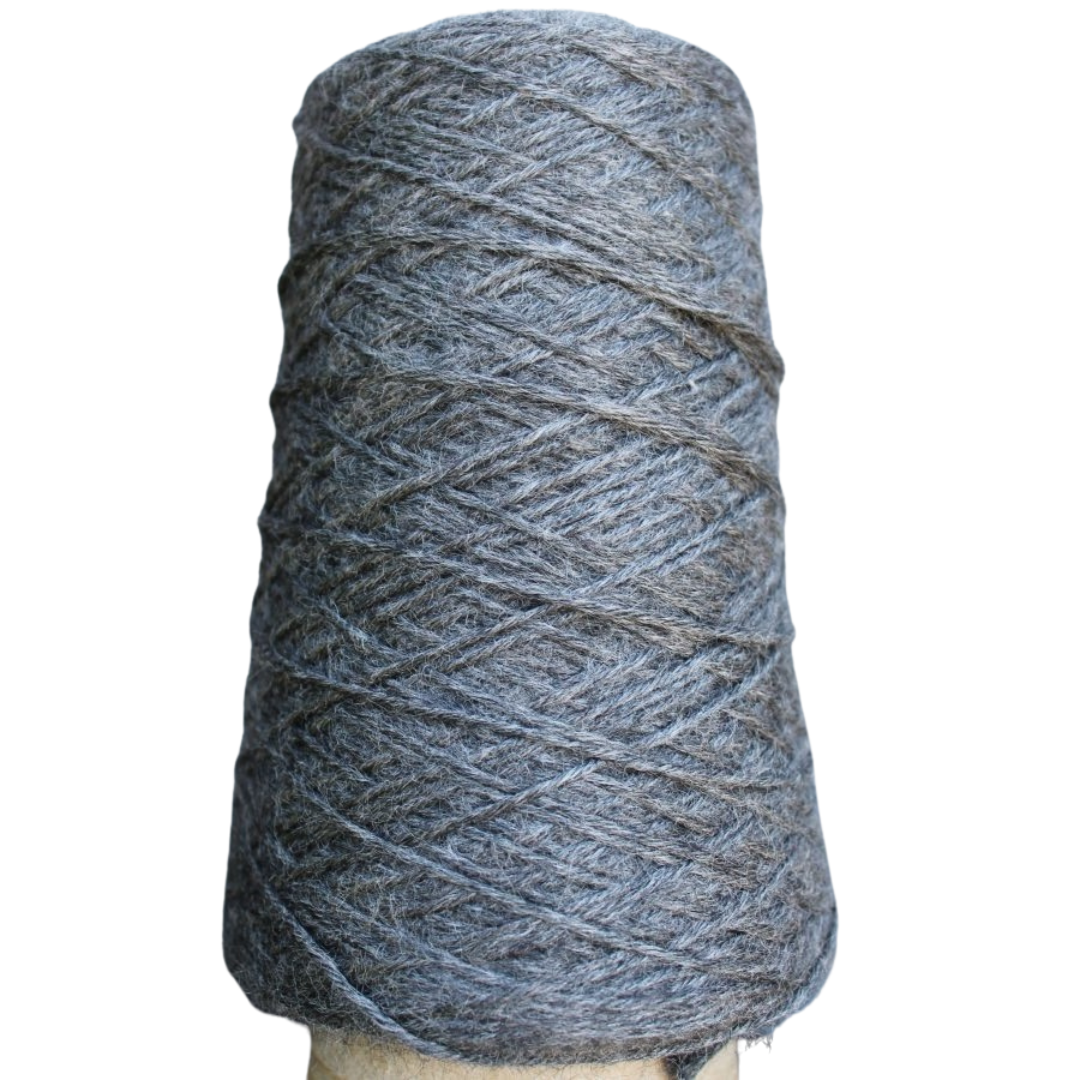 Jagger Spun Wool Bamboo 5/8 Heathers Steel