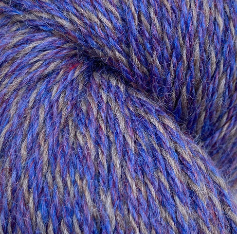 Jagger Ragg 3-Ply Wool Yarn _ Sport Weight _ 1 lb Cone Lavender Fog