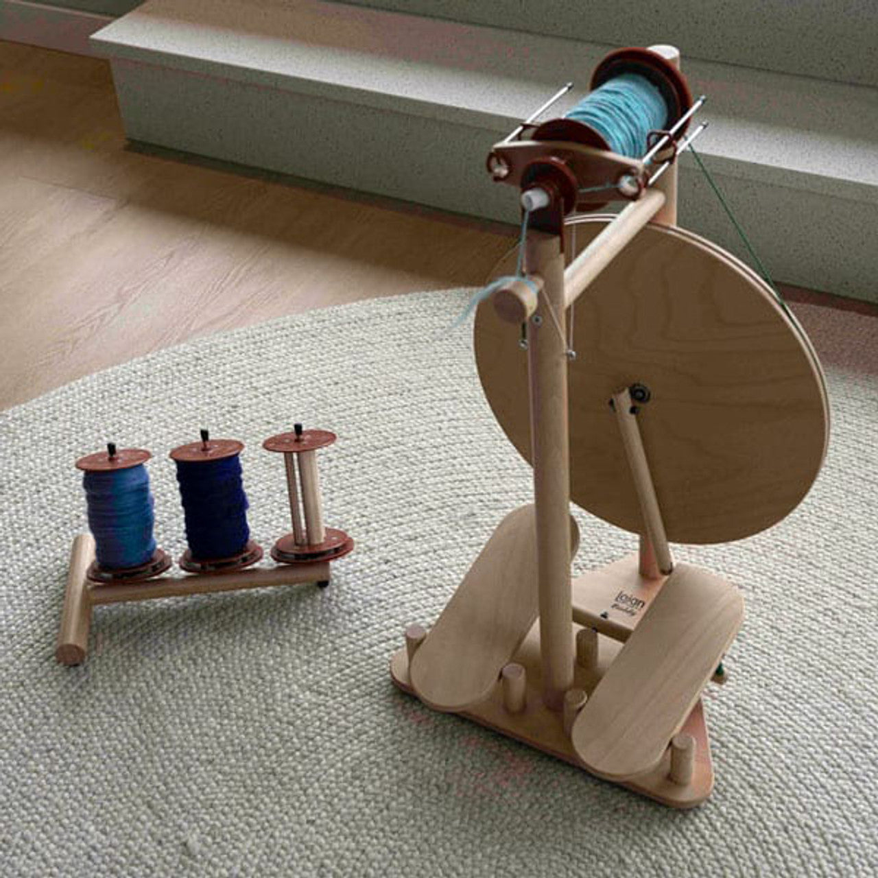 Revolution Fibers Lojan Buddy Spinning Wheel Double Treadle