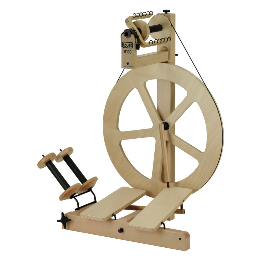 Louet S10 Double Treadle Irish Tension 5 Spoke Spinning Wheel-Spinning Wheel-Louet-Revolution Fibers