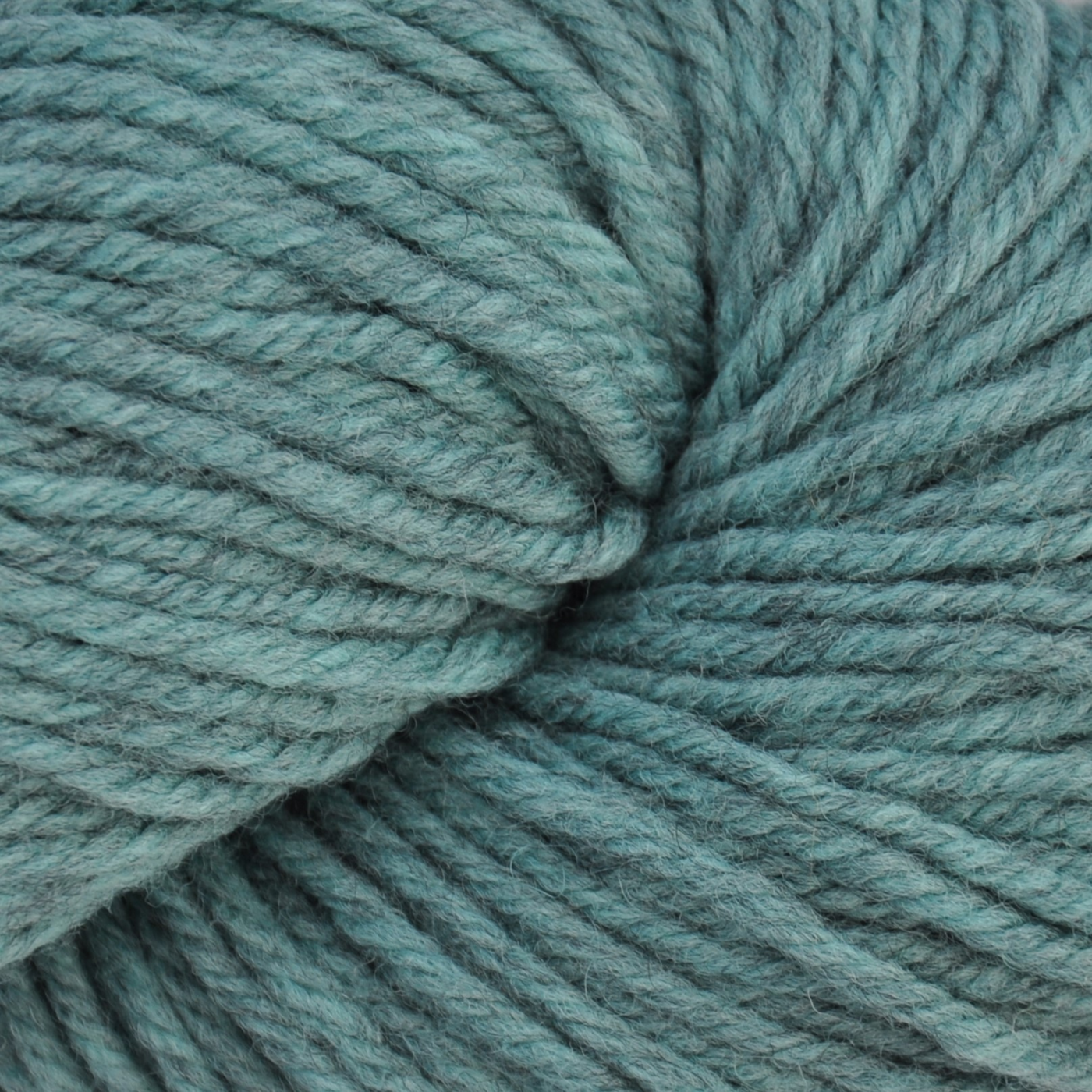 Brown Sheep Harborside Aran wool yarn skein, Blue Spruce muted blue-green — 162 yds at Revolution Fibers
