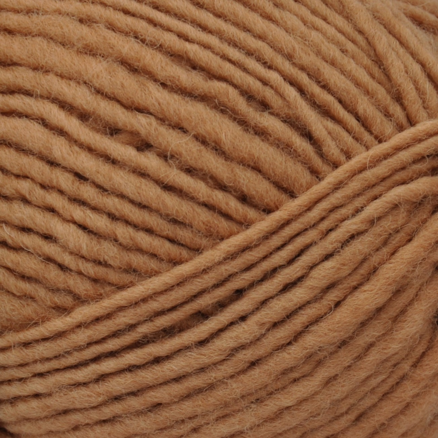 Brown Sheep Lanaloft Bulky wool yarn skein, Adobe Clay warm tan shade — 160 yds at Revolution Fibers