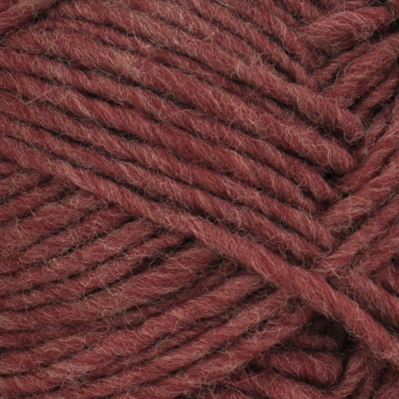 Brown Sheep Lanaloft Bulky wool yarn skein, Cherrywood russet brown — 160 yds at Revolution Fibers