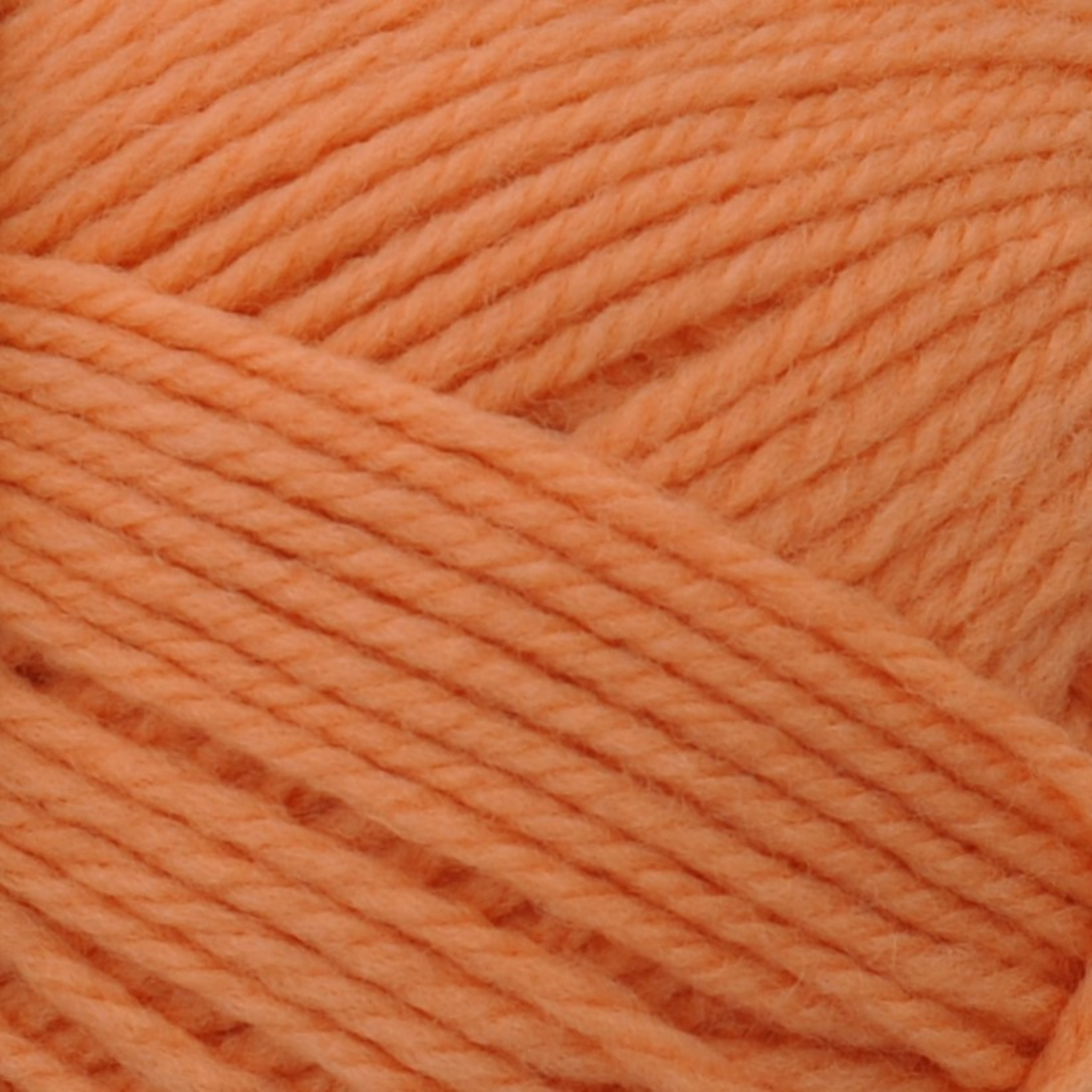 Brown Sheep Nature Spun Worsted wool yarn skein, Luscious Peach soft coral hue — 245 yds at Revolution Fibers