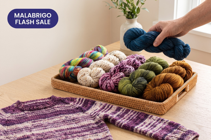 Malabrigo yarn skeins in assorted colors for the buy 5, get 1 free sale