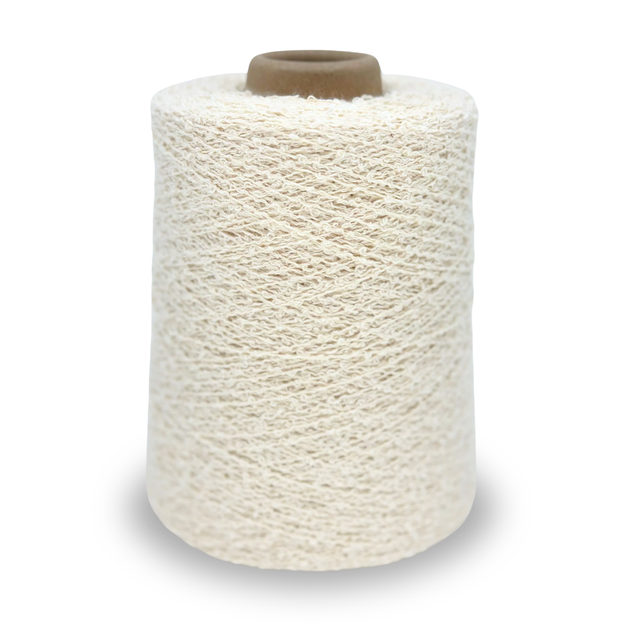 Lofty Cotton Bouclé Yarn | 1lb Fingering Weight Cone-Yarn-Lofty Fibers-Revolution Fibers