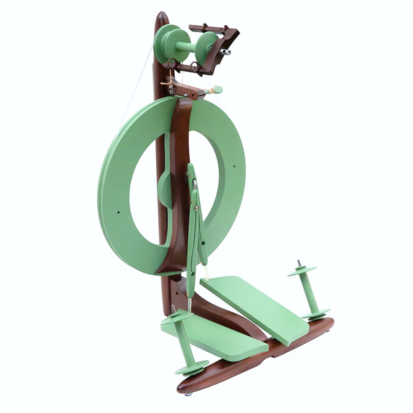 Limited edition Kromski Fantasia in meadow green with walnut accents. 