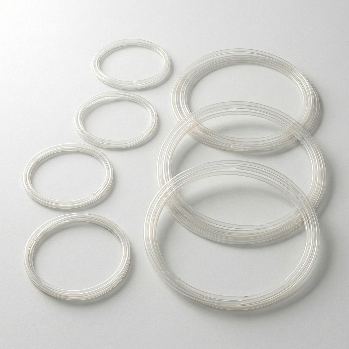 Kromski poly drive bands in multiple pre-fused loop sizes for Fantasia, Sonata, Prelude, Interlude, Minstrel, Symphony, and Polonaise.