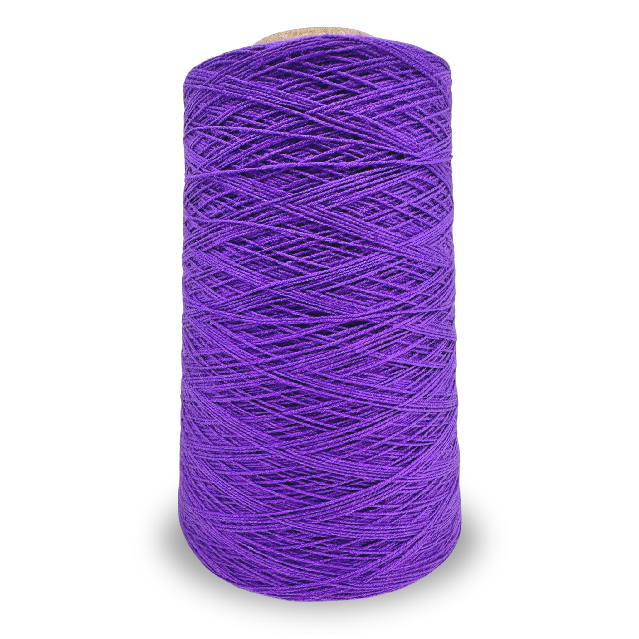 Amethyst Lofty 8/4 Cotton Yarn Cone – 100% unmercerized cotton weaving yarn for towels, napkins, and lightweight handwoven textiles