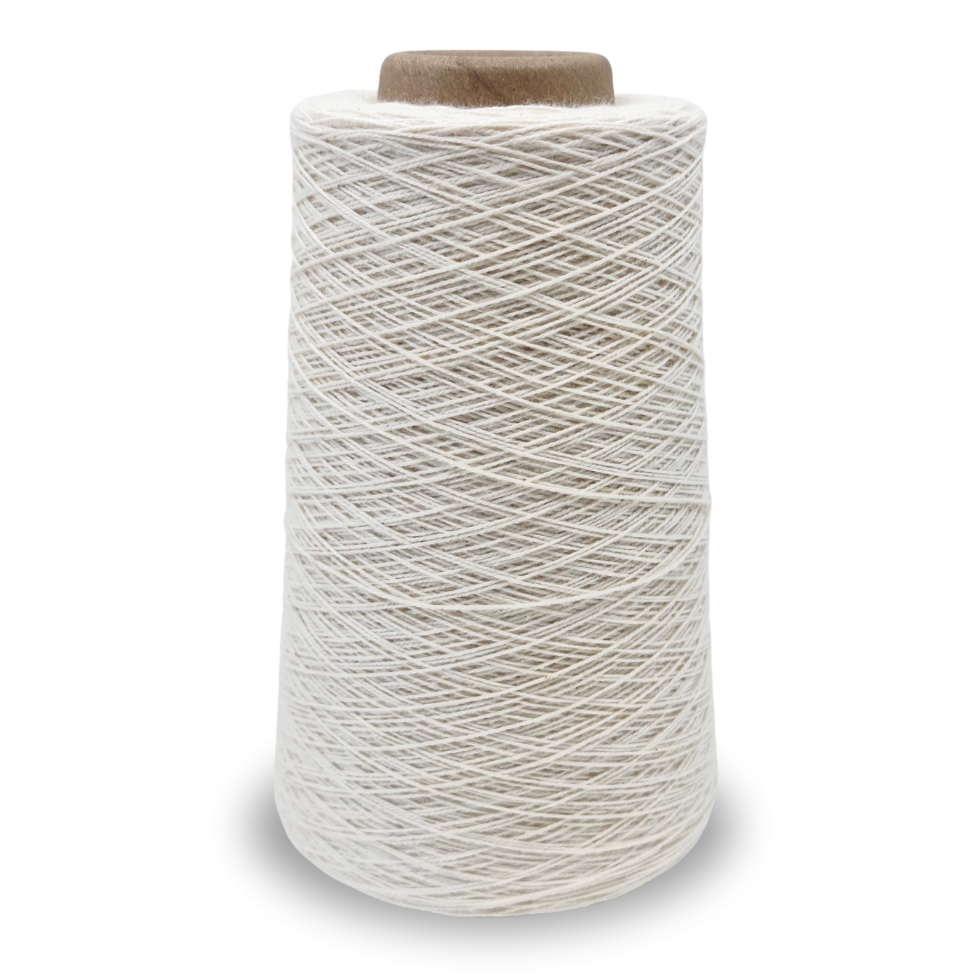 Natural Lofty 8/4 Cotton Yarn Cone – 100% unmercerized cotton weaving yarn for towels, napkins, and lightweight handwoven textiles