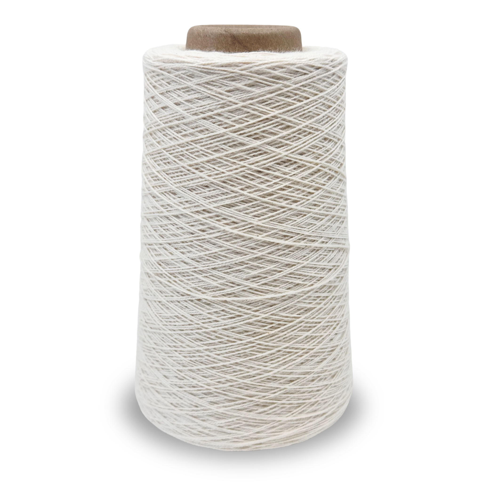 Natural Lofty 8/4 Cotton Yarn Cone – 100% unmercerized cotton weaving yarn for towels, napkins, and lightweight handwoven textiles