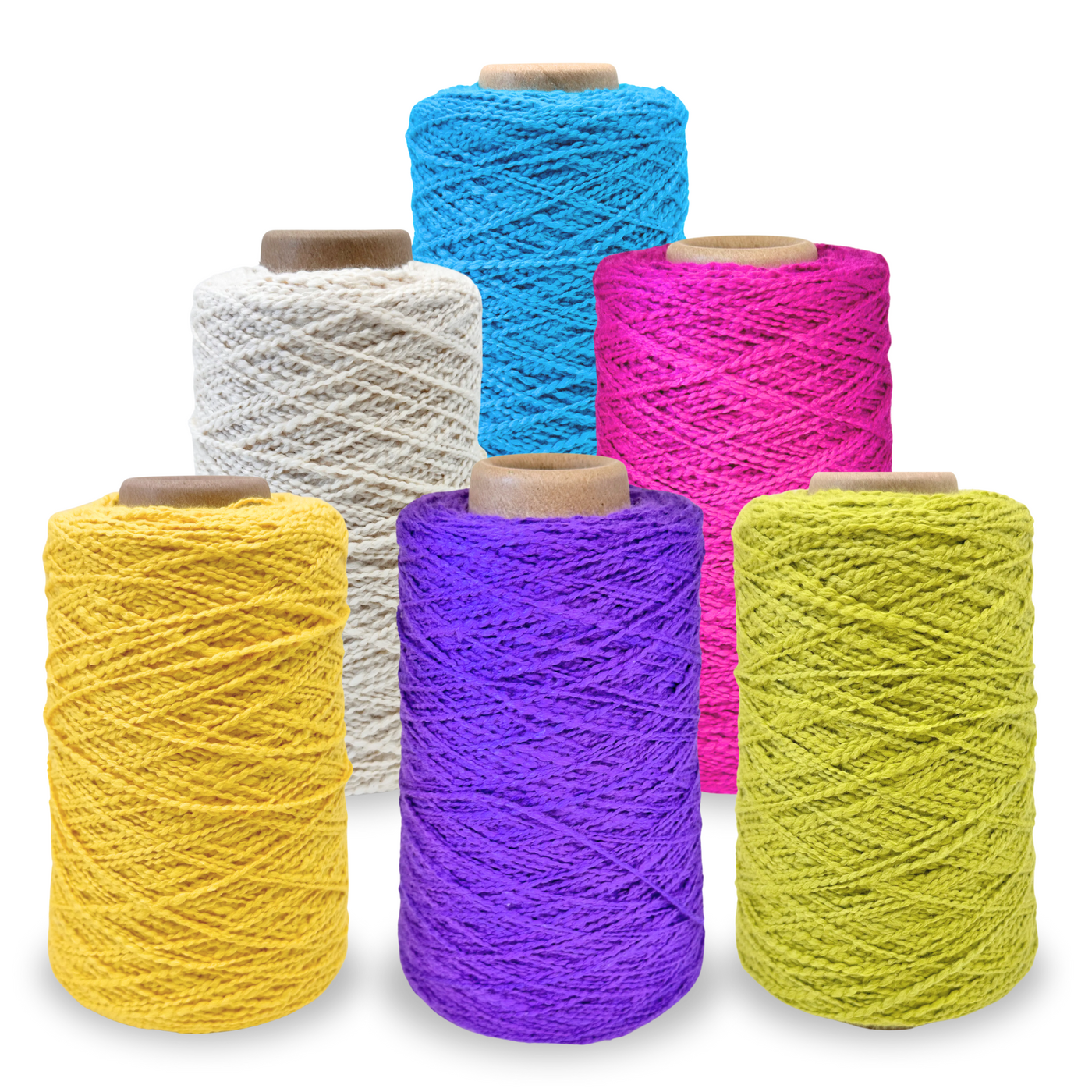 Lofty Cotton Pillow Soft Bouclé Yarn | 1lb Worsted Weight Cone-Yarn-Lofty Fibers-Revolution Fibers