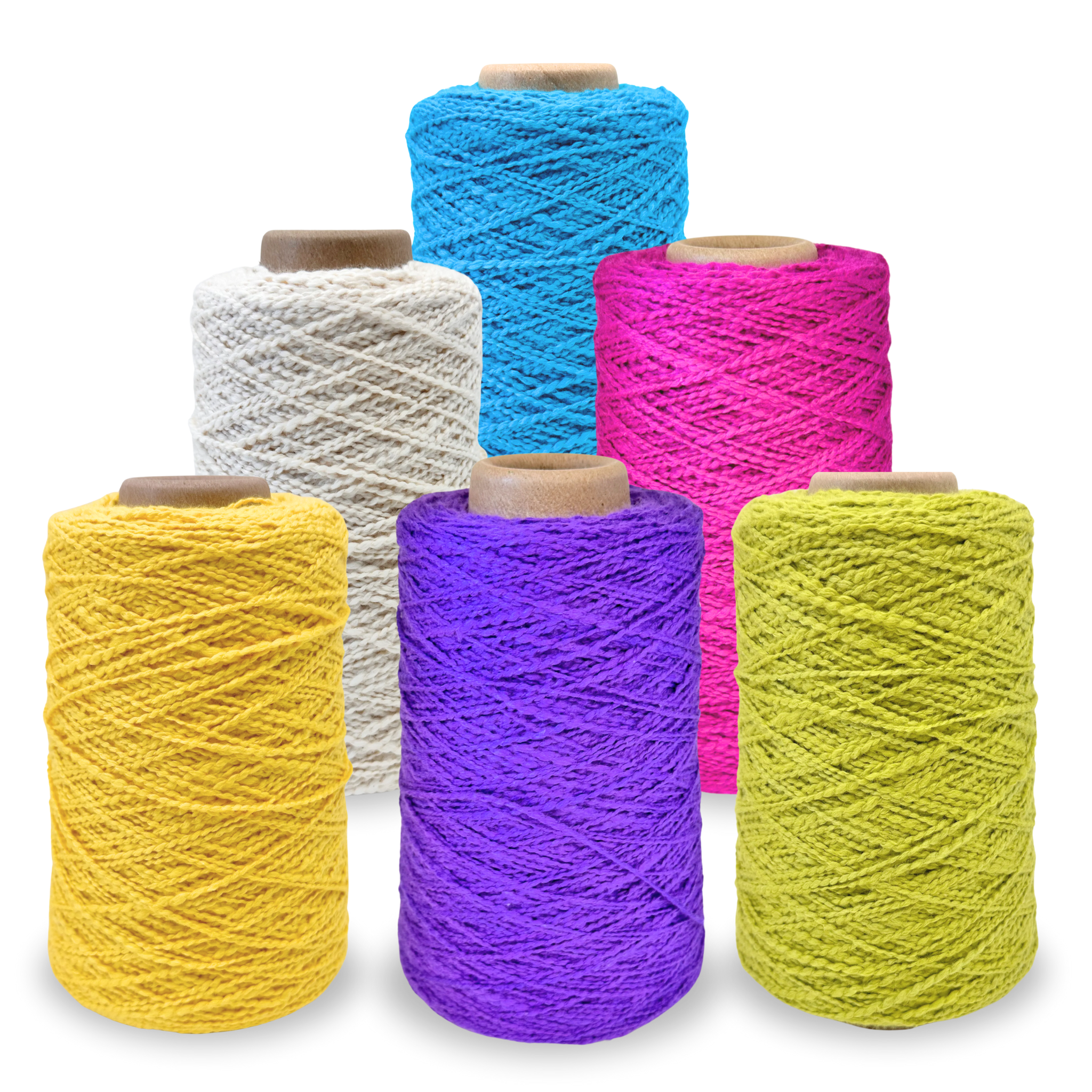 Lofty Cotton Pillow Soft Bouclé Yarn | 1lb Worsted Weight Cone-Yarn-Lofty Fibers-Revolution Fibers