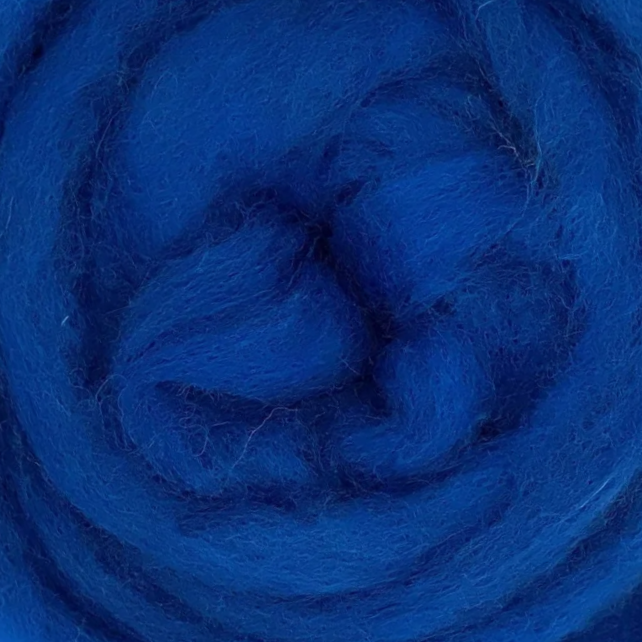 Fusion color from Revolution Fibers Ocean Blues Corriedale Wool Sliver, deep ocean blue fiber for felting, spinning, and ocean-inspired fiber art.