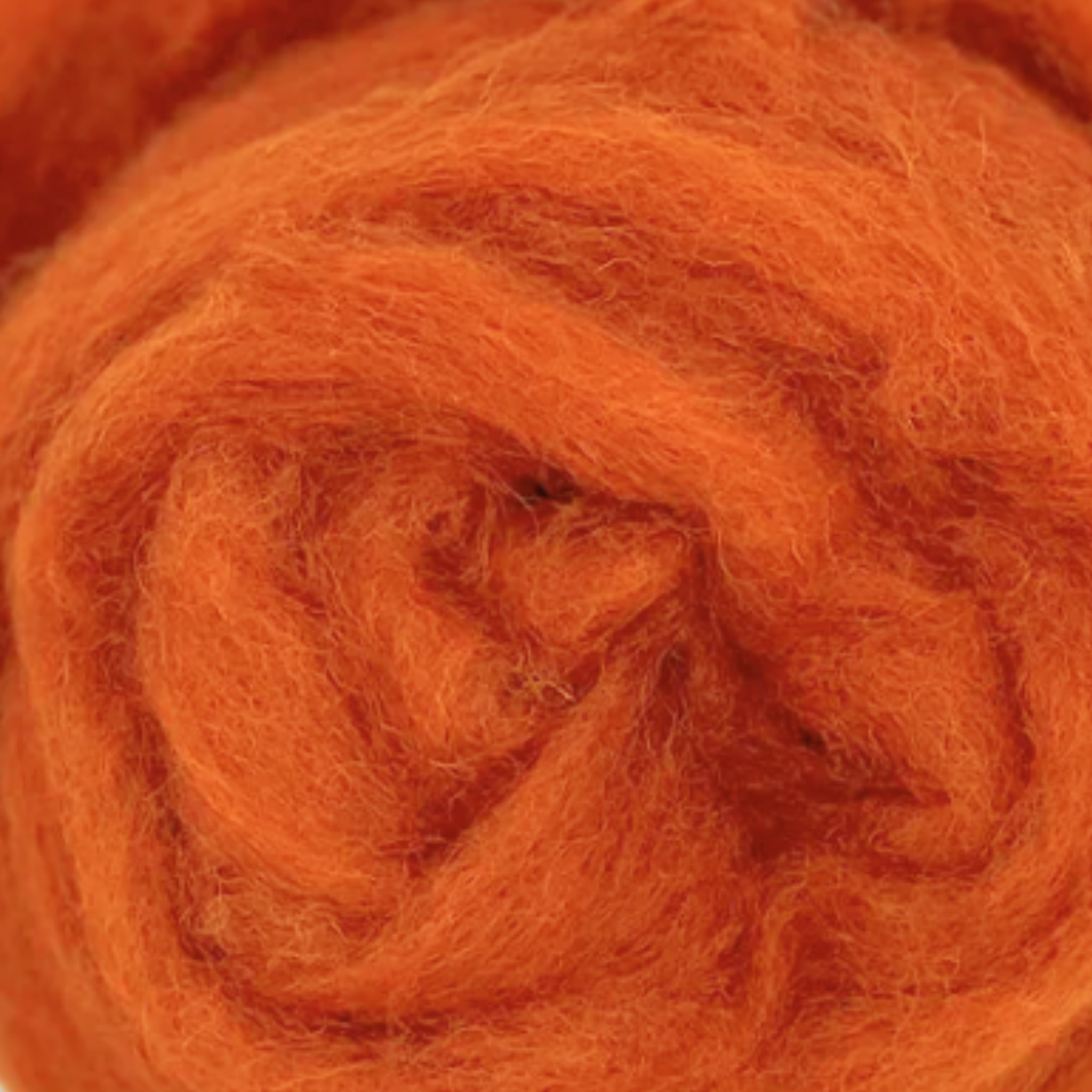 Bear colorway of Autumn Harvest Corriedale Wool Sliver, Revolution Fibers—a natural brown fiber for realistic needle felting and weaving.