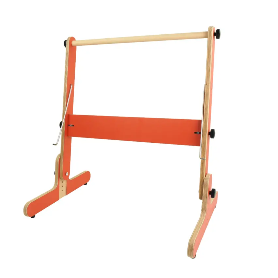 Revolution Fibers Louet Harmony Floorstand in Terracotta for the Louet Harmony 50-8 Table Loom.