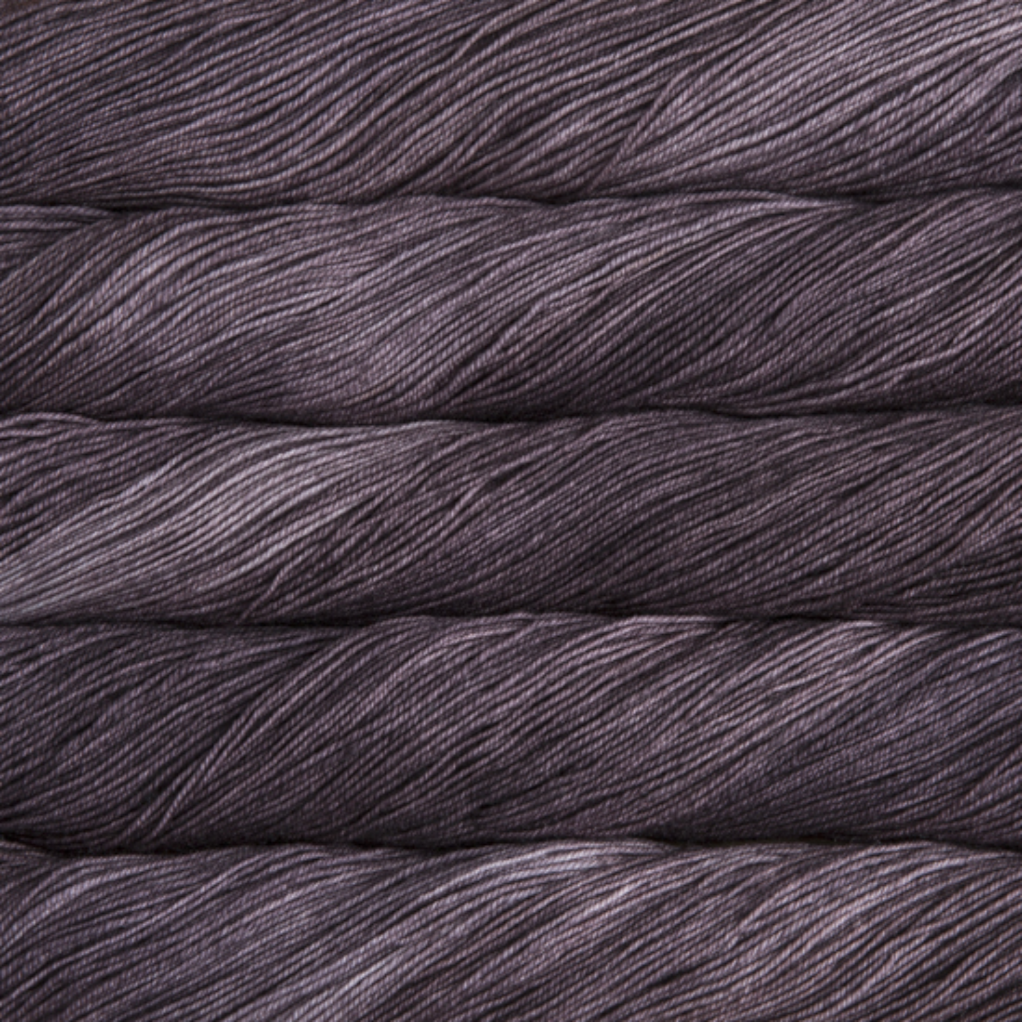 Malabrigo Sock Yarn Eggplant SW811 – Deep purple fingering Merino wool yarn by Revolution Fibers.