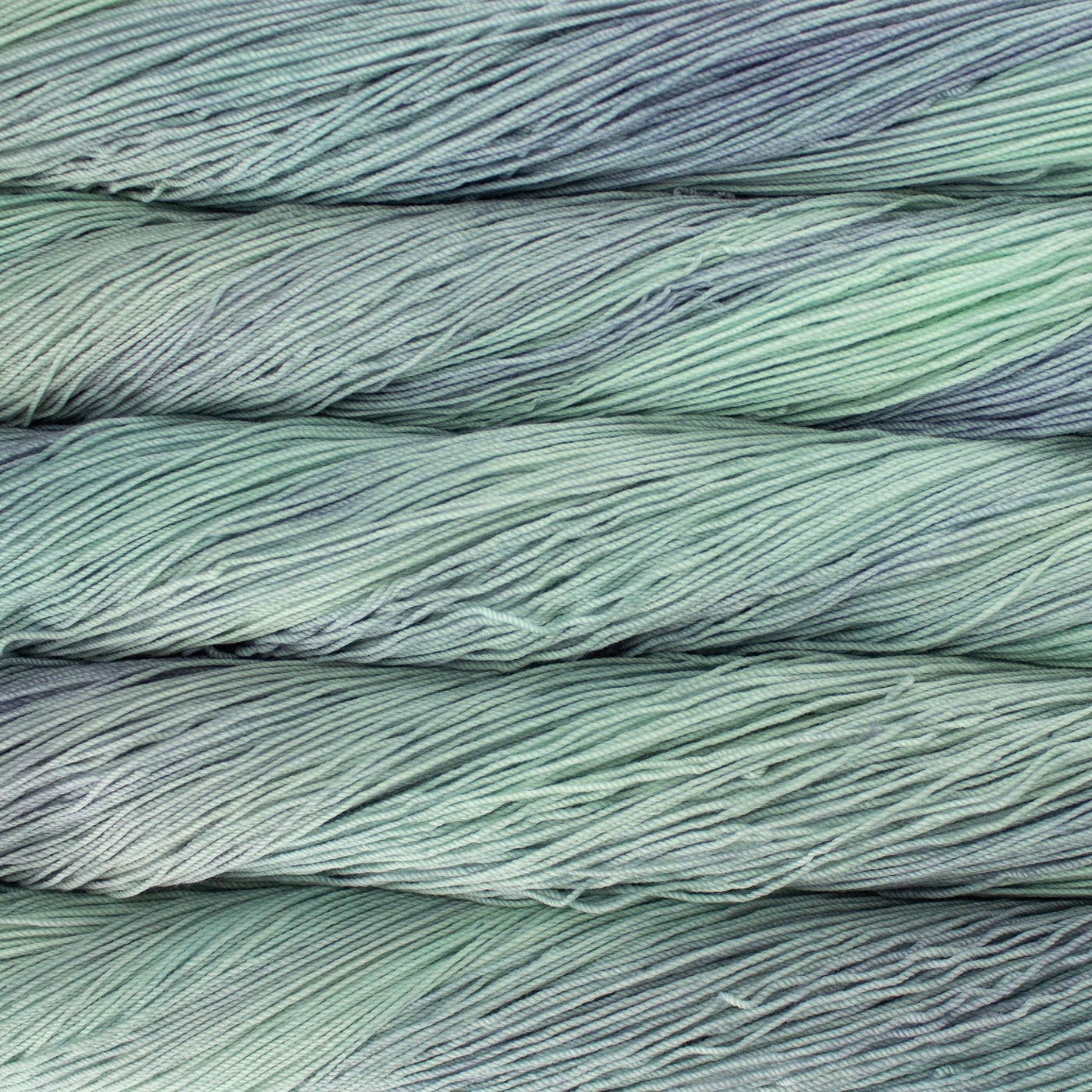 Revolution Fibers Malabrigo Sock Yarn in Flavia (SW724) – Light mint blue Merino fingering yarn.