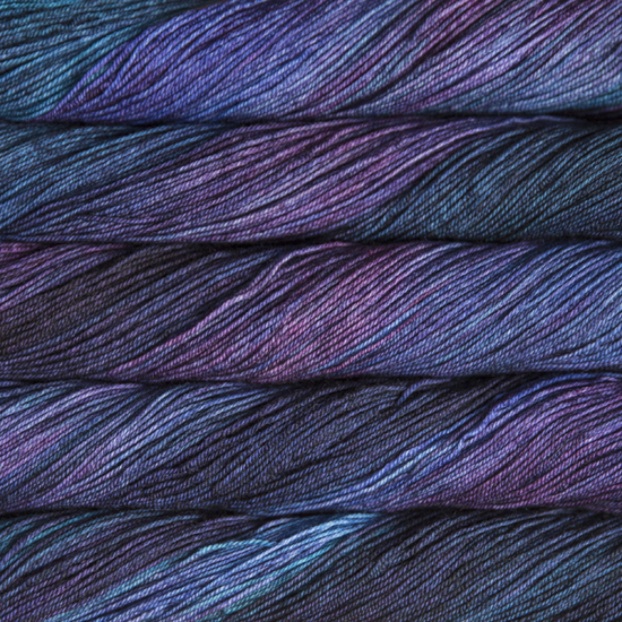 Revolution Fibers Malabrigo Sock Yarn in Whales Road (SW247) – Deep indigo blue fingering weight wool.