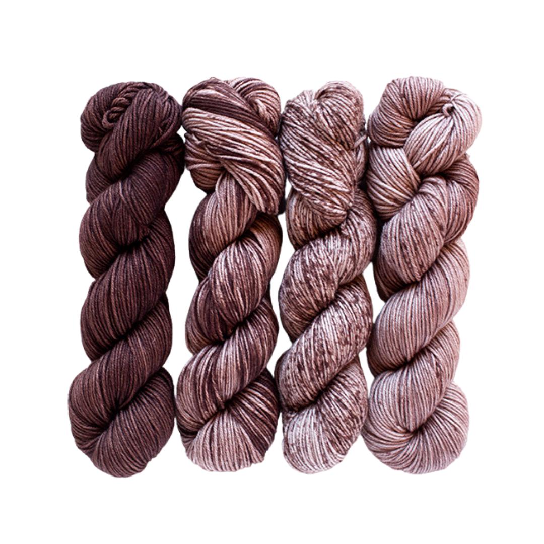 Uneek Fingering Yarn | Merino Gradient Sets-Yarn-Urth Yarns-Merino Gradient Set 810-Revolution Fibers