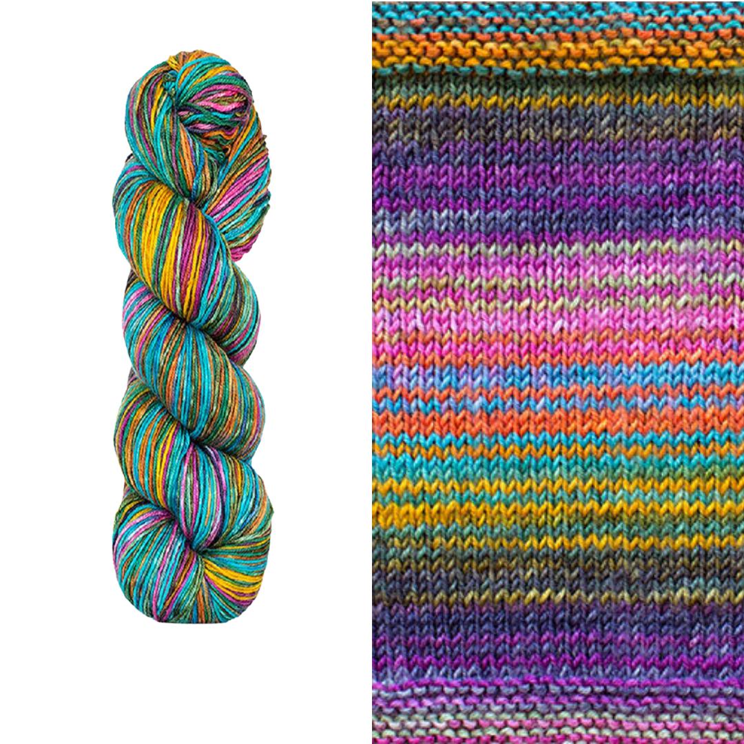 Uneek Chevron Scarf Kit | Fingering / DK / Worsted Weights-Knitting Kits-Urth Yarns-Fingering-10-Revolution Fibers