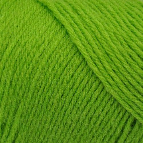 Wildfoote Luxury Sock Weight Superwash Cones | 1/2 LB, 968 yards per cone-Yarn-Brown Sheep Yarn-Deco Lime-Revolution Fibers