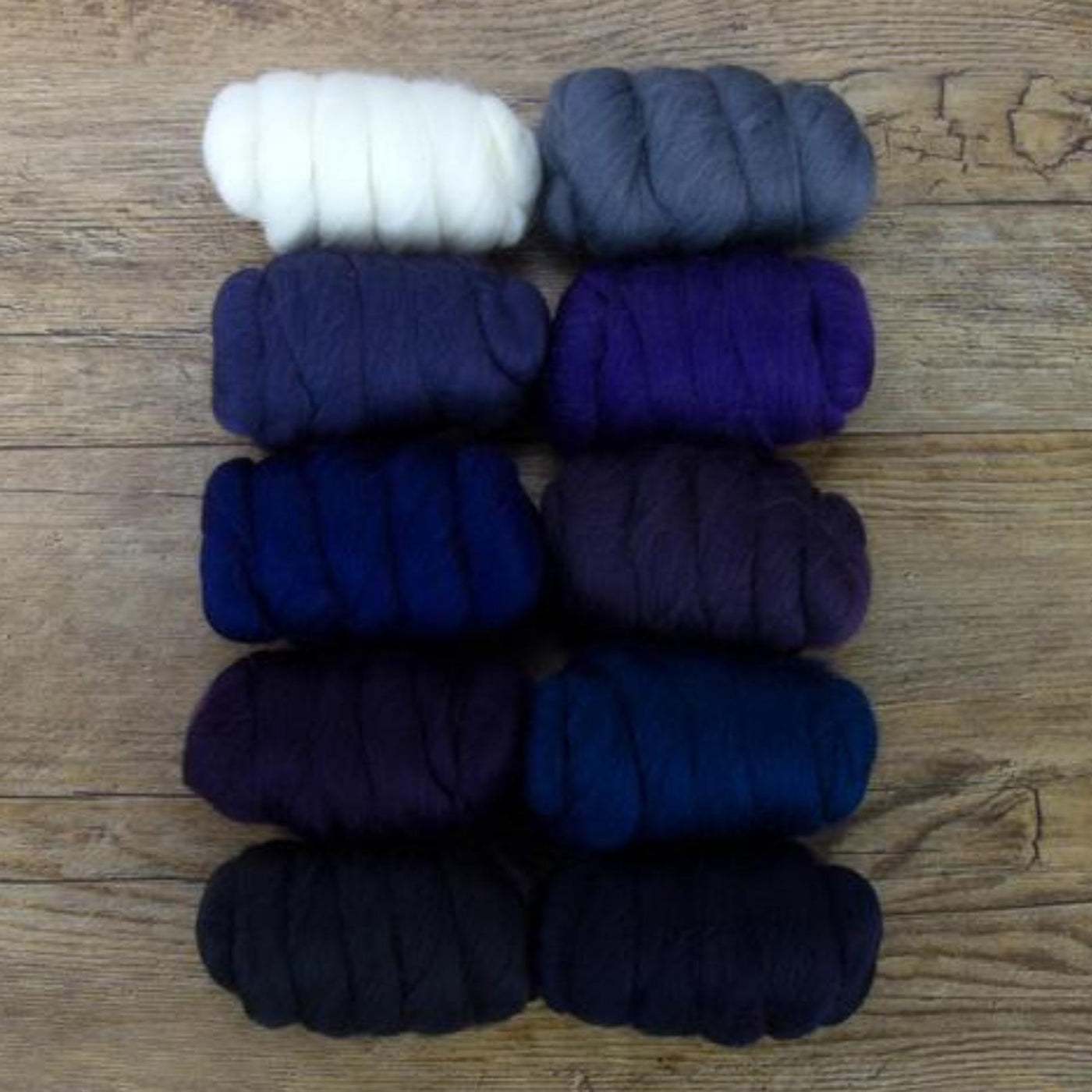 Mixed Merino Wool Variety Pack | Curious Cosmos (Multicolored) 250 Grams, 23 Micron-Wool Roving-Revolution Fibers-Revolution Fibers