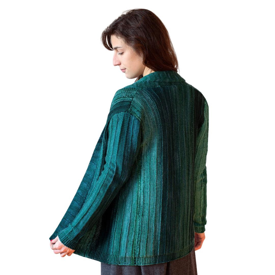 Monokrom Cardigan Kit | DK Weight-Knitting Kits-Urth Yarns-32-6051-Revolution Fibers