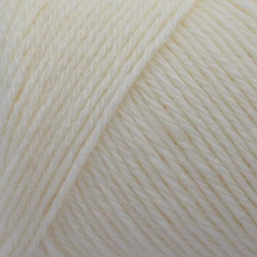 Wildfoote Luxury Sock Weight Superwash Cones | 1/2 LB, 968 yards per cone-Yarn-Brown Sheep Yarn-Vanilla-Revolution Fibers