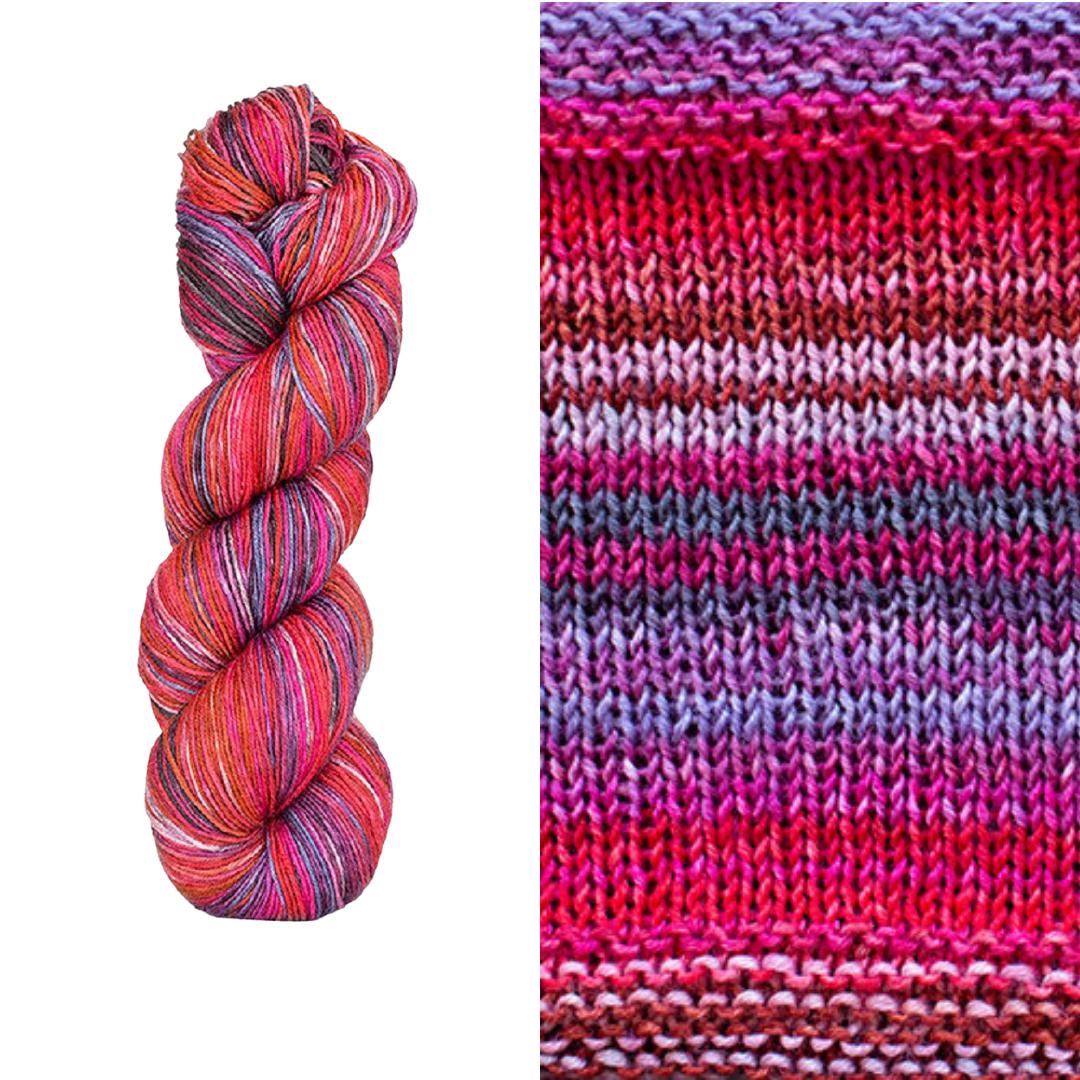 Uneek Chevron Scarf Kit | Fingering / DK / Worsted Weights-Knitting Kits-Urth Yarns-Fingering-05-Revolution Fibers