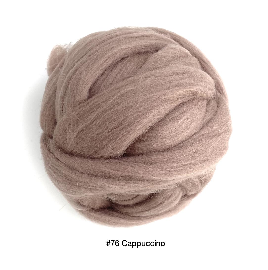 Polish Merino Wool Top - Cappuccino-Wool Roving-Kromski-8 Ounces-Revolution Fibers