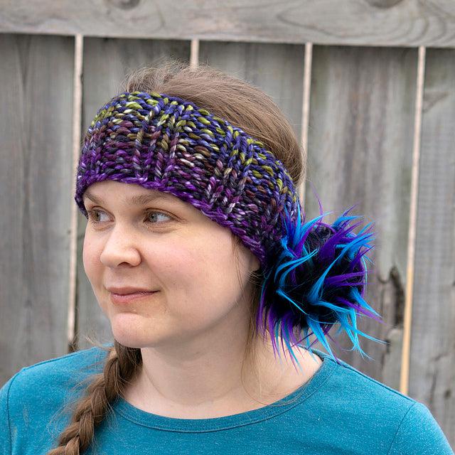 Firework Headband Pattern - Koozoo-Knitting Patterns-Urth Yarns-Revolution Fibers