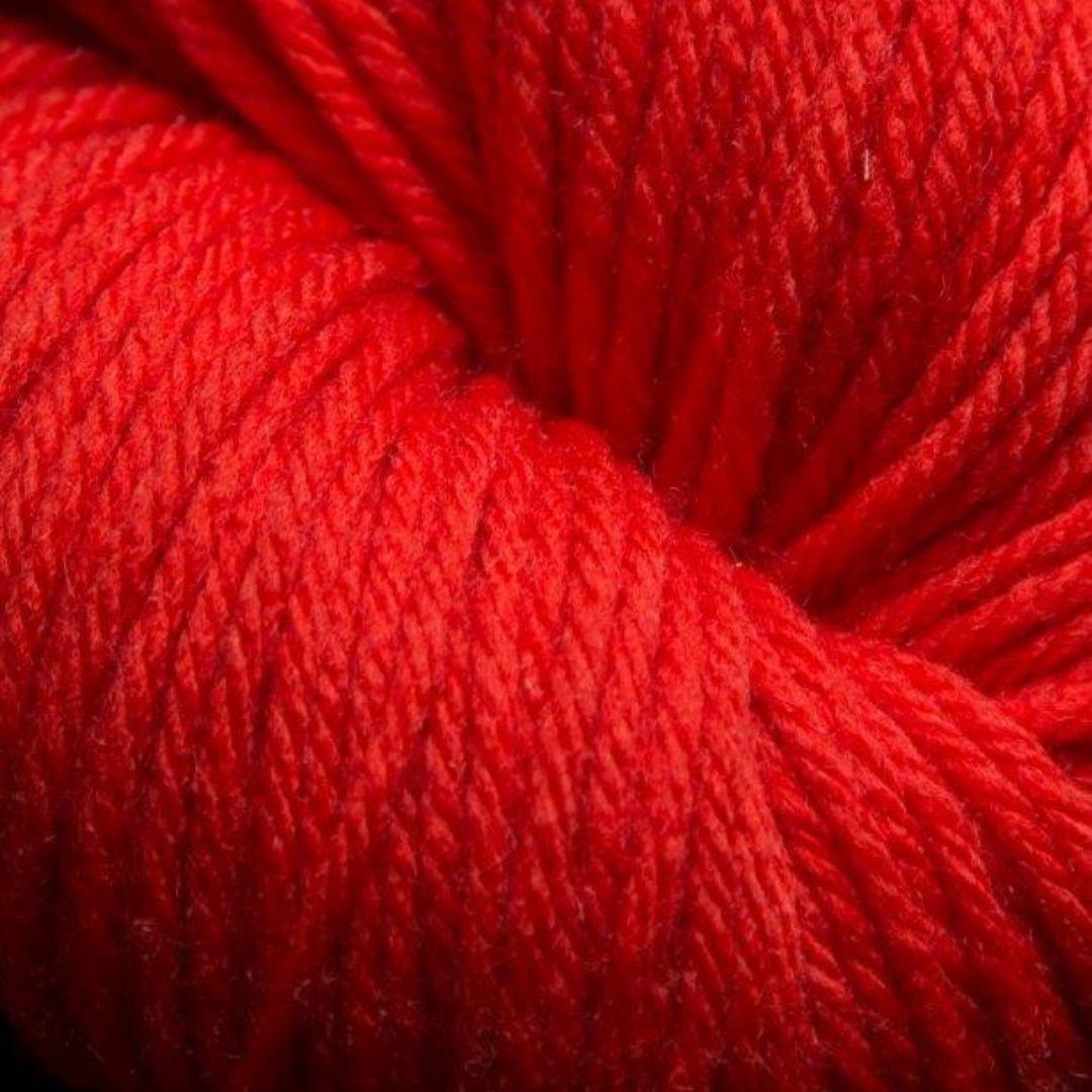 Jagger Spun Super Lamb Worsted 1lb Cone - Real Red
