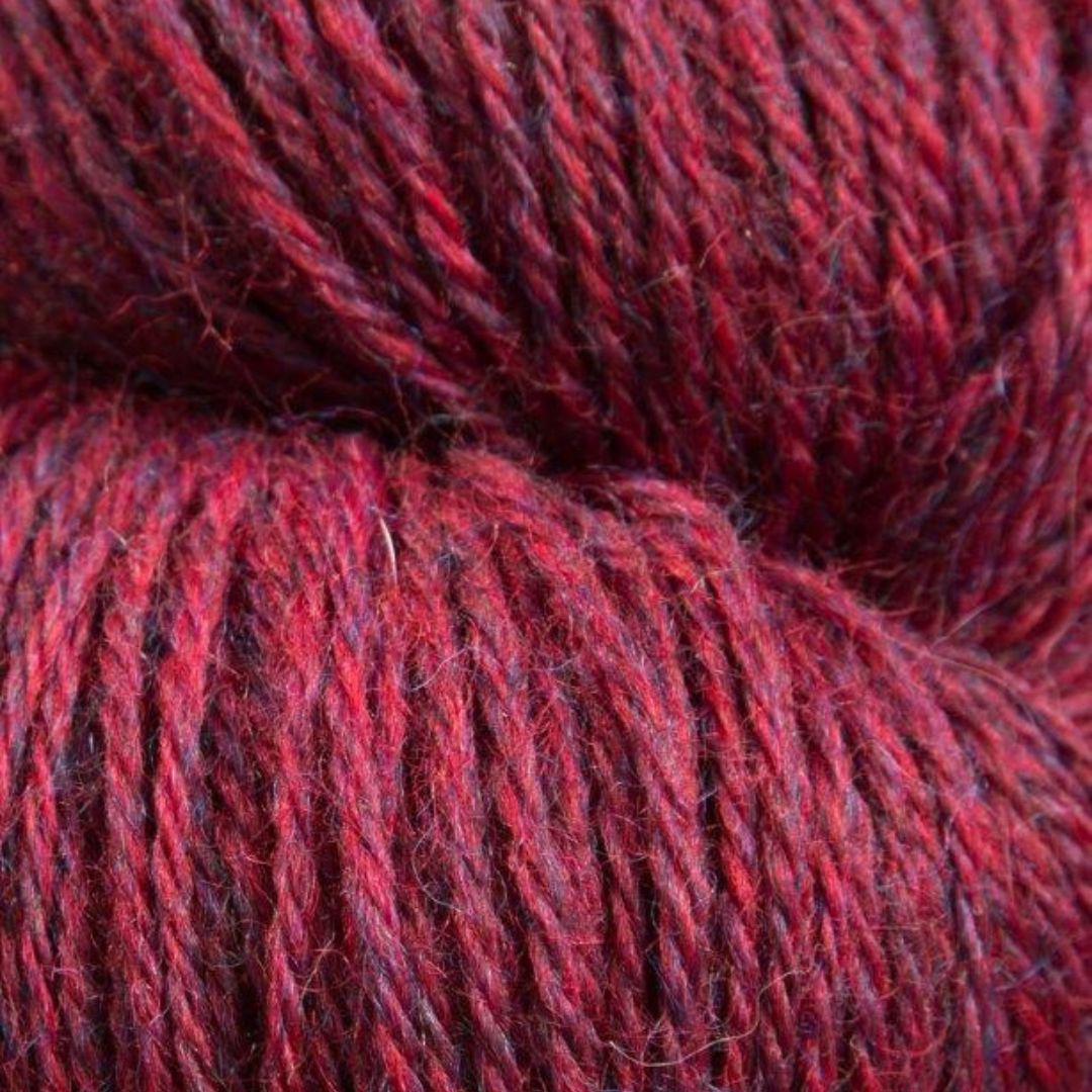 Jagger Yarns Heather Line 2-8 Fingering Weight 100 Gram Hanks - Chokecherry