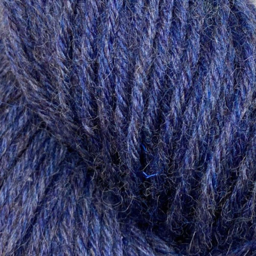 Jagger Yarns Heather Line 2-8 Fingering Weight 100 Gram Hanks - Deep Blue