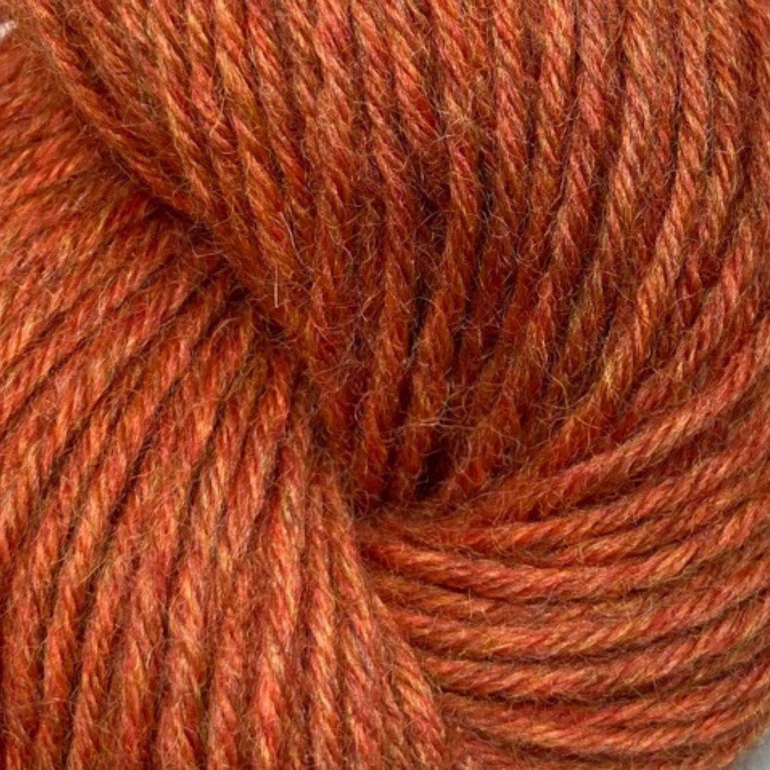 Jagger Yarns Heather Line 2-8 Fingering Weight 100 Gram Hanks - Flame