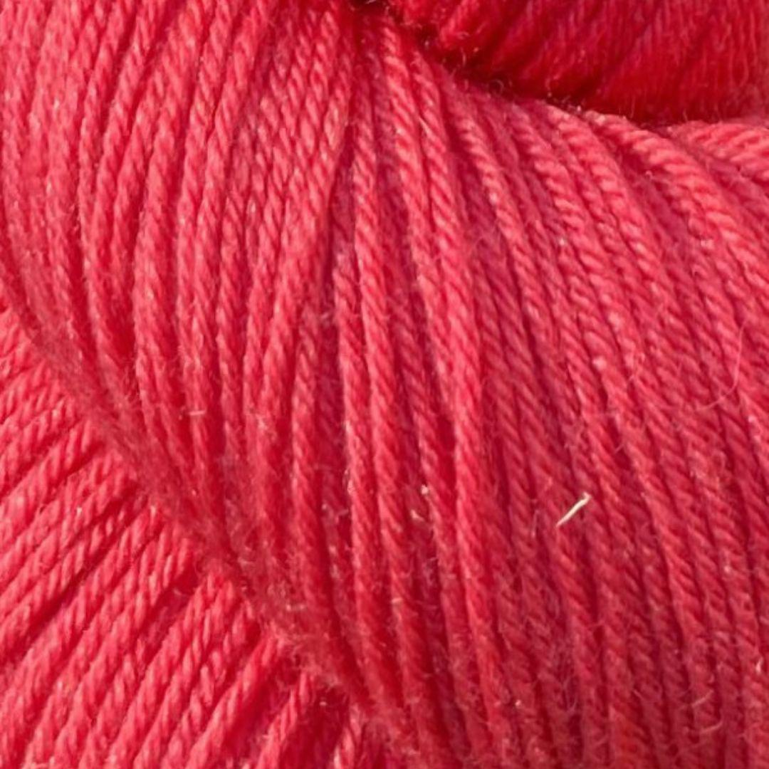 Jagger Yarns Maine Line 4/14 Fingering Weight 1lb Cone - Crimson