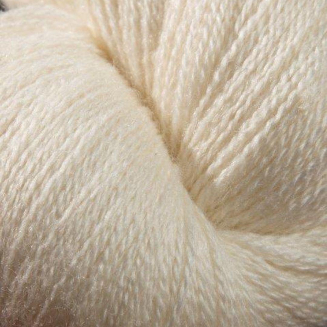 Jagger Yarns Zephyr Wool-Silk 2/18 Lace Weight 50 gram skeins - White
