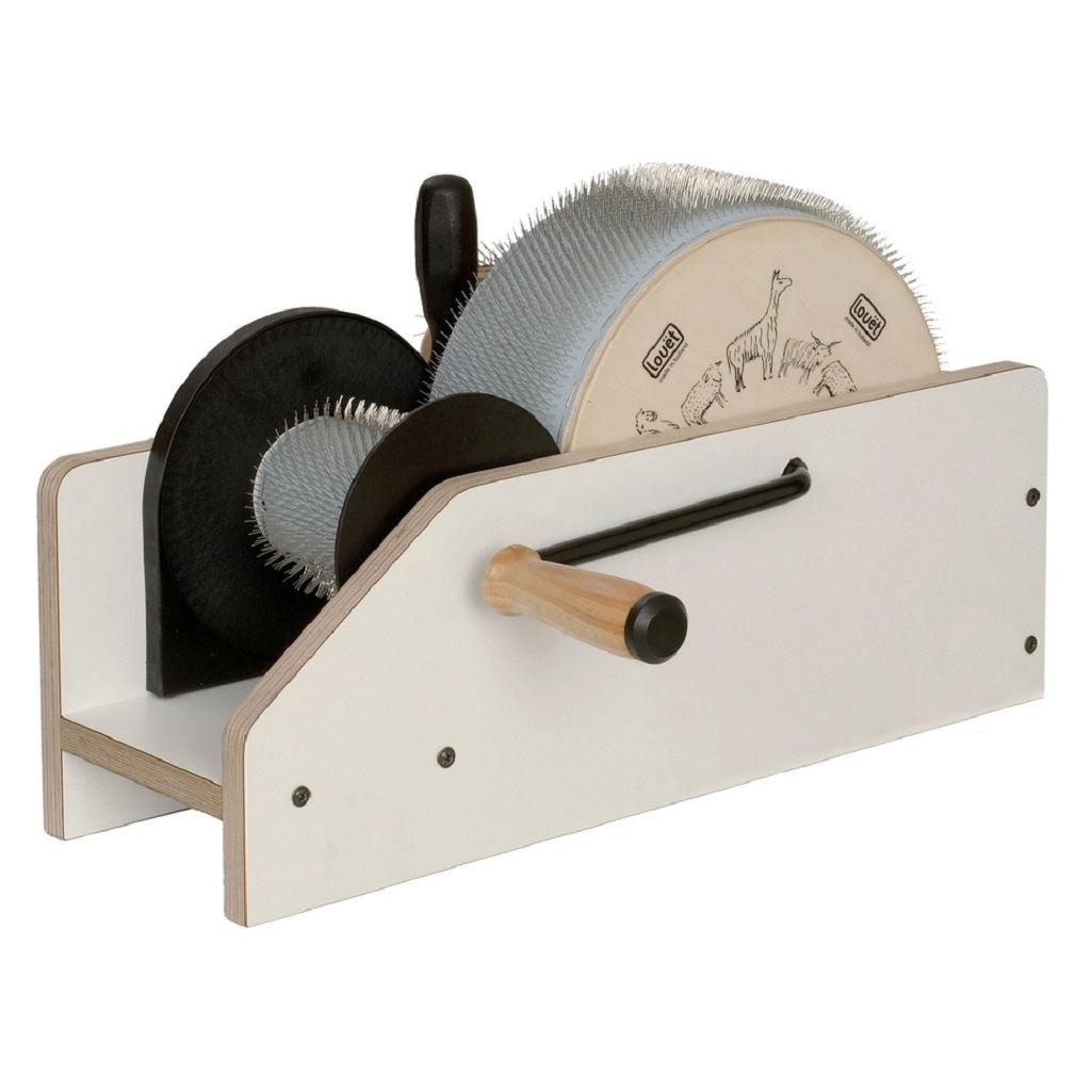 Louet Junior Drum Carder | 46 and 72 TPIs-Drum Carder-Louet-46 TPI-Revolution Fibers