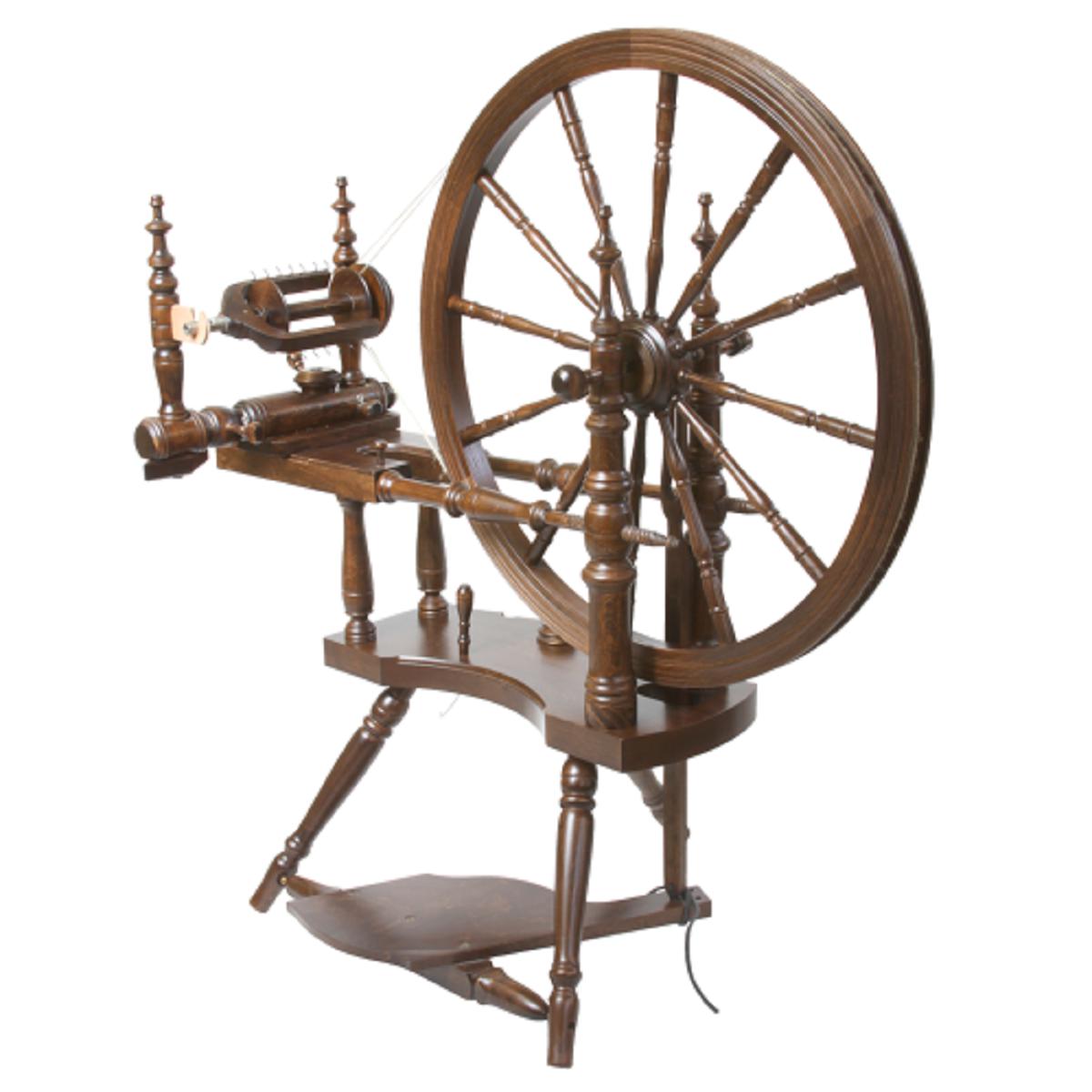 Kromski Polonaise Spinning Wheel-Spinning Wheel-Kromski-Walnut-Revolution Fibers
