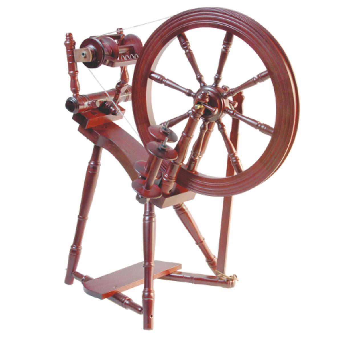 Kromski Prelude Spinning Wheel-Spinning Wheel-Kromski-Mahogany-Revolution Fibers